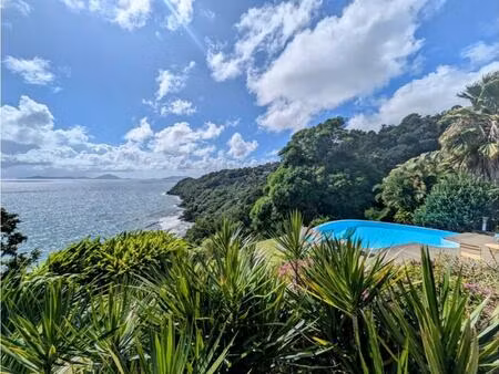 villa avec vue mer panoramique et gîte indépendant - proche trois-rivières