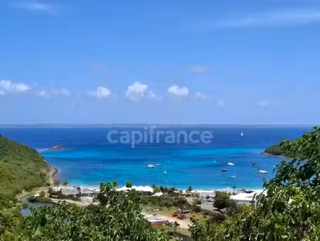 terrain constructible à vendre avec vue mer et marina d’anse marcel  saint martin (97150)
