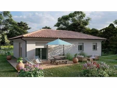 terrain avec maison neuve à vendre