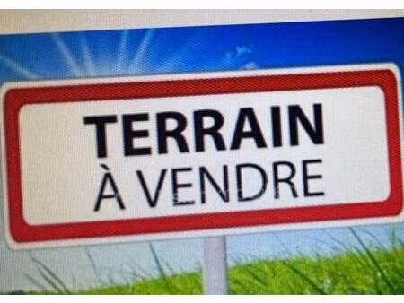 terrain constructible à vendre
