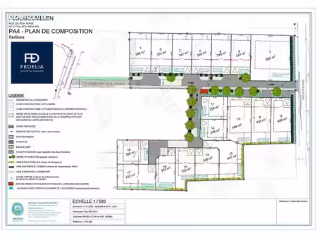 terrain 349 m² plougoumelen