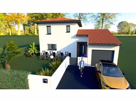 terrain avec maison neuve à vendre