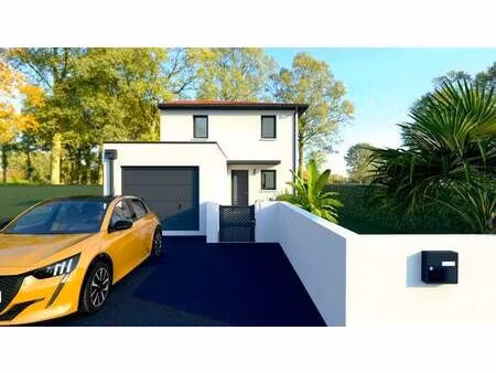 terrain avec maison neuve à vendre