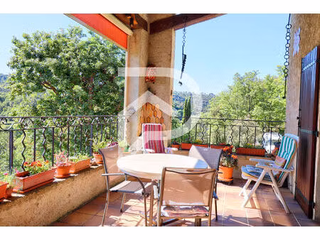 viager villa deux niveaux avec terrasse et mazet vue imprenable sur esparron de verdon et 