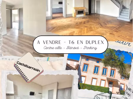 vente appartement 6 pièces 158 m² castelsarrasin (82100)