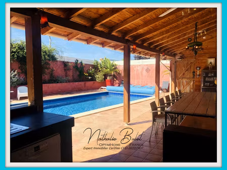 villa 200 m² habitables – terrain arboré  piscine et grand garage