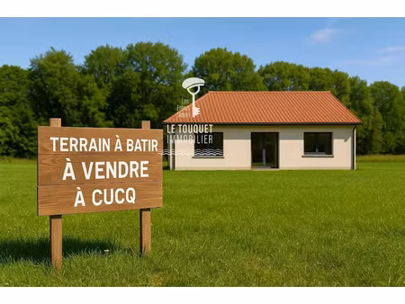 vente terrain à batir 608 m² à cucq (62780)  199 000 €