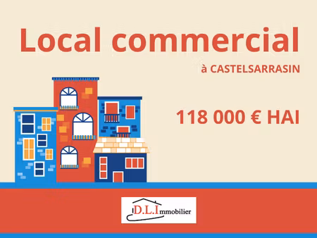 vente locaux professionnels 250 m² à castelsarrasin (82100)  118 000 €