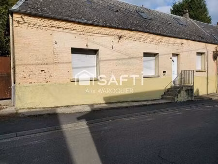 maison semi-individuelle à fort potentiel