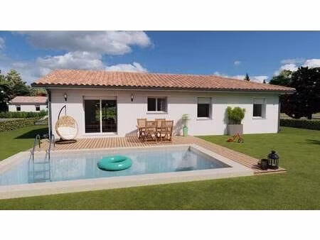 terrain avec maison neuve à vendre