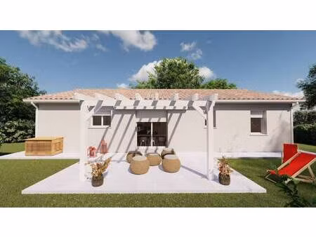 terrain avec maison neuve à vendre