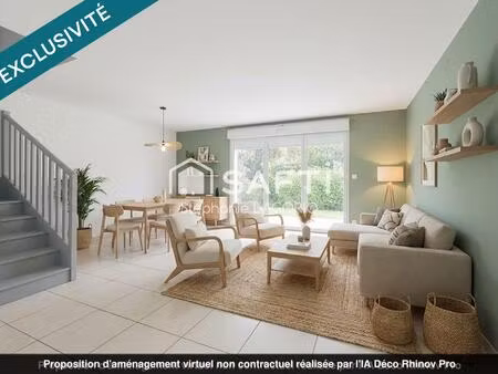 villa lumineuse t4 paisible à saint-alban