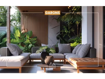 vente maison neuf 4 pièces 89m2 garons - 283900 € - surface privée