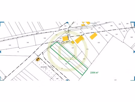 vente terrain 2304 m² rodalbe (57340)