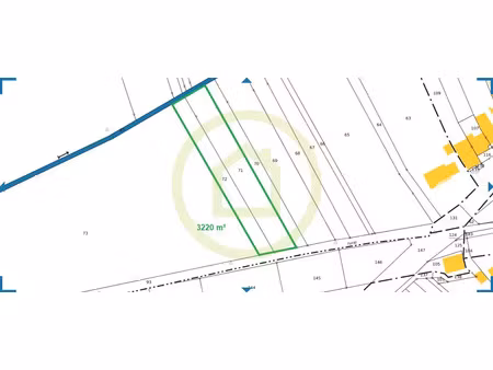 vente terrain 3220 m² rodalbe (57340)