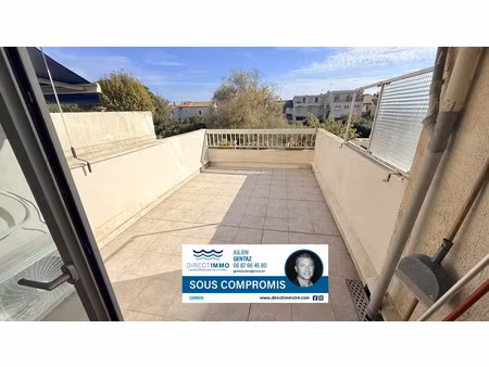 vente appartement 1 pièce 28.59 m² à carnon plage (34280)  128 000 €