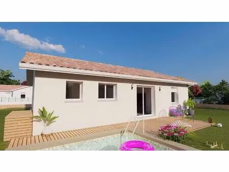 terrain avec maison neuve à vendre