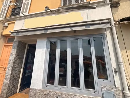 local commercial 110 m2- centre ville carnolès - roquebrune cap martin