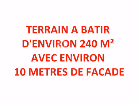 terrain villeparisis 240 m2