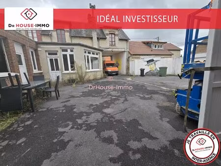 rareté à rollot – maison de 210 m² + entrepôt de 1000 m² – fort potentiel pour investisseu