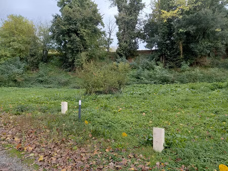 à vendre - terrain viabilisé - fronton centre-ville.