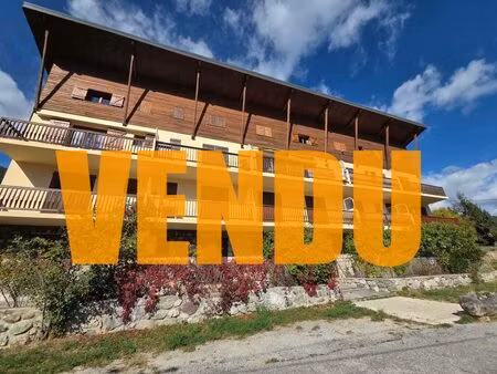 vendu - valdeblore duplex 3/4 pièces terrasse plein sud