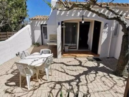 le barcarès – villa t2 + mezzanine avec cheminée  proche mer (novembre à mai)