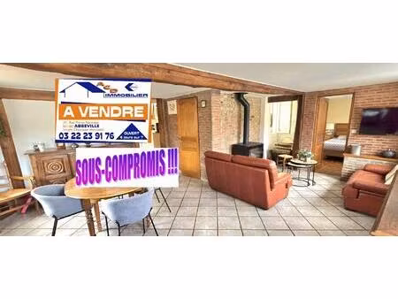 proche abbeville - maison 5 pièces principales avec terrain