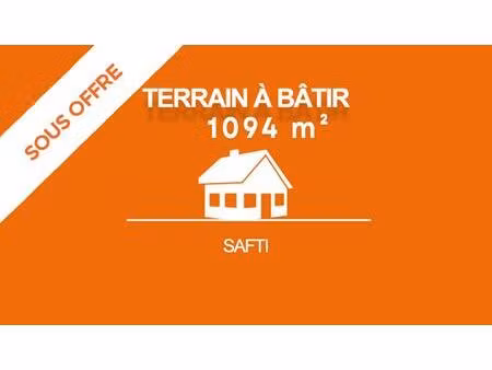 terrain en lotissement 1094 m²