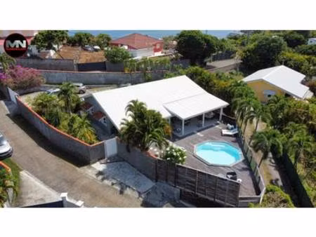 a vendre - villa f4 avec piscine au cap est - le francois  martinique