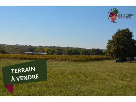 vente terrain 1105 m² pellegrue (33790)