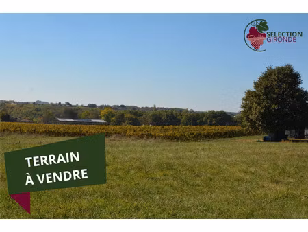 vente terrain 1106 m² pellegrue (33790)