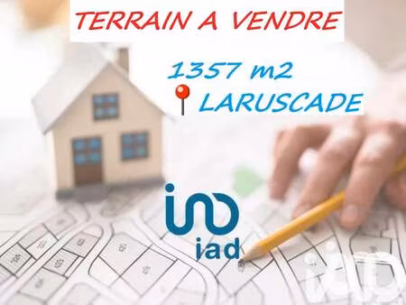 vente terrain à laruscade (33620) : à vendre / 1357m² laruscade