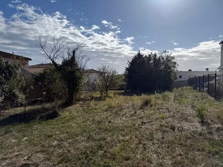 vente terrain 530 m² saussan (34570)