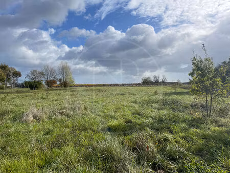 grand terrain à bâtir avec permis de construire pour deux maisons