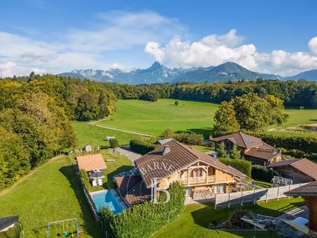 larringes - chalet traditionnel - piscine - terrain de 1 571 m² - 5 chambres