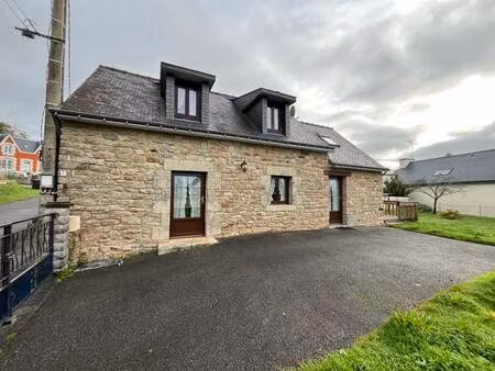 vente maison 3 pièces 66 m² lanvénégen (56320)