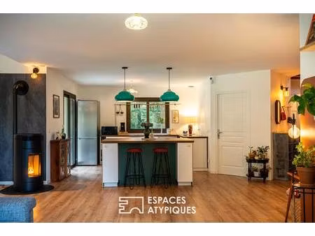 maison contemporaine et chaleureuse