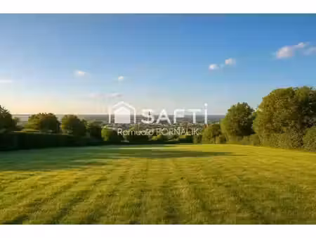terrain 1900m²  vue dominante arras  sud