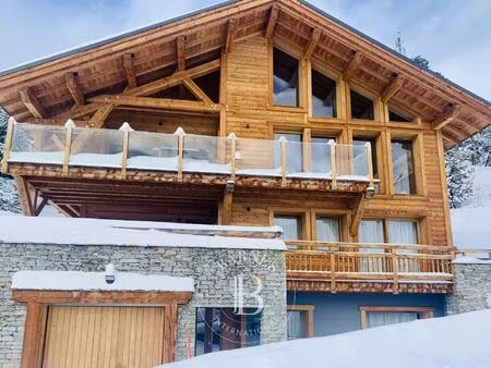 montgenevre - chalet de prestige 190m2 - 5 chambres - garage - jacuzzi - vue panoramique