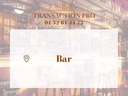 fonds de commerce bar chateaurenard