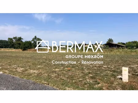 vente terrain 665 m² à les métairies (16200)  51 162 €