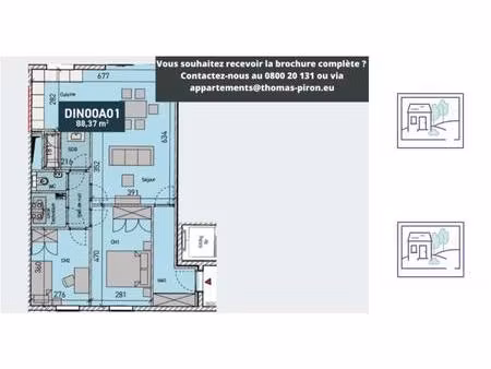 appartement à vendre à rue edouard dinot ciney (vbd44795)