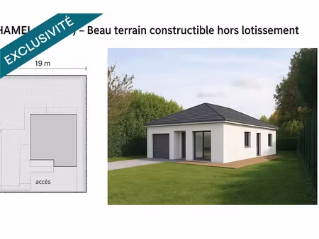 vente terrain 563 m² à arleux (59151)  79 900 €
