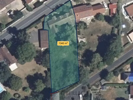 vente terrain 1342 m² à bellerive-sur-allier (03700)  60 000 €