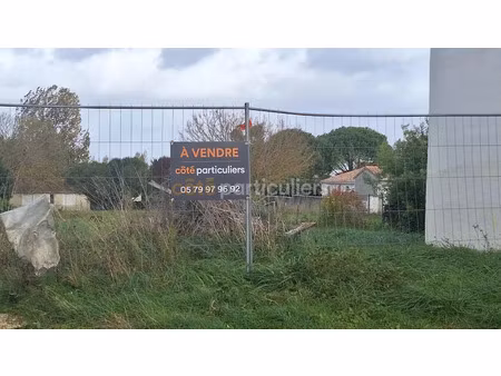 vente terrain 628 m² à la tremblade (17390)  241 592 €