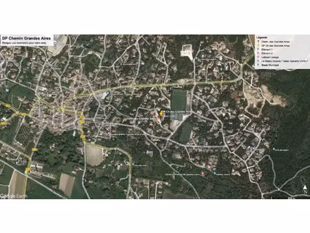 vente terrain 660 m² à vers-pont-du-gard (30210)  109 000 €