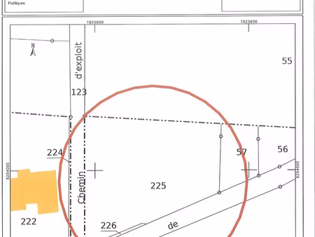volmerange les mines - terrain a batir de 14.24 ares