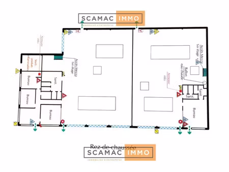 local d'activités de 741m²