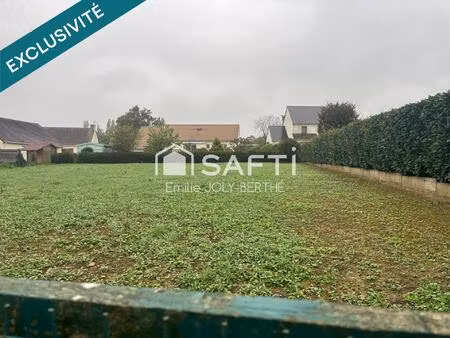 terrain constructible viabilise et borne - secteur auvers le hamon / 72300